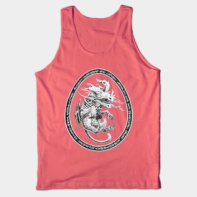 Dragon Pup Egg Tank Top by Gene Mutation